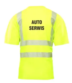 koszulka-brixton-flash-zolty-z-nadrukiem-auto-serwis-l