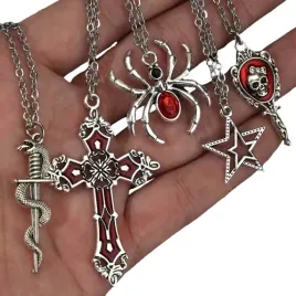 zestaw-gotyckich-naszyjnikow-kolor-srebrny-5-szt-zestaw-b