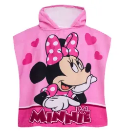 minnie-mouse-poncho-dzieciece-55x110-z-kapturem-bawelniane-frotte