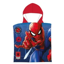 poncho-spiderman-50x100-dzieciece-z-kapturem-szybkoschnaca-mikrofibra