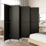 parawan-6-panelowy-czarny-polirattan-kod-producenta-365352