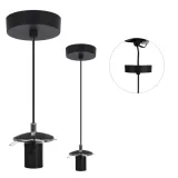 lampa-wiszaca-sufitowa-linka-do-zawieszenia-lampy-czarna-chrom-e27-102-5cm-stan-nowy