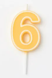 swieczka-urodzinowa-cyfra-6-pastelowy-zolty-4-cm
