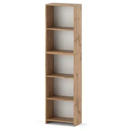 regal-na-ksiazki-dab-wotan-50-cm-z-5-polkami-szafka-segregatory