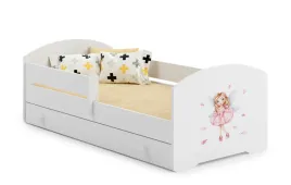 lozko-dzieciece-luk-140x70-z-szuflada-i-barierka-dziewczynka-skrzydla