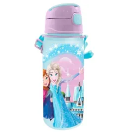 bidon-dzieciecy-kraina-lodu-600-ml-aluminiowy-z-paskiem-bpa-free