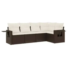 zestaw-wypoczynkowy-rattanowy-5-elementowy-brazowy-62x62x69-cm