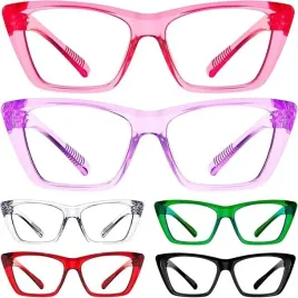 okulary-do-czytania-damskie-kocie-oczy-zestaw-6-par-bez-srub-lekkie-175di