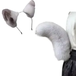 zestaw-uroczy-stroj-futrzany-ogon-uszy-kot-lis-cosplay-anime-furry-szary