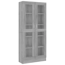 szafka-dekoracyjna-z-przeszkleniem-szara-dab-sonoma-825x305x1855-cm