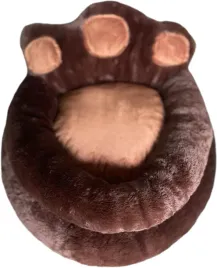 legowisko-dla-psa-l-okragle-brazowe-claw-55x53x25cm