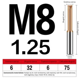 frez-do-gwintowania-jednoostrzowy-rozmiar-m8x1-25x75l-tisin