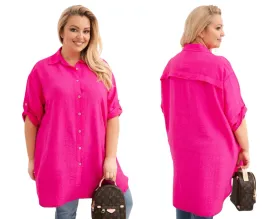 fuksja-koszula-damska-plus-size-z-wiskozy-z-dluzszym-tylem