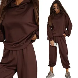damski-dres-komplet-sportowy-z-kapturem-525-brazowy-rozmiar-s-m