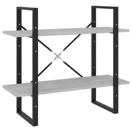 2-poziomowy-regal-na-ksiazki-szarosc-betonu-80x30x70-cm