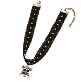 choker-materialowy-czarny-koronkowy-z-czaszka