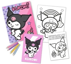 kolorowanki-kuromi-kredki-zestaw-do-kolorowania