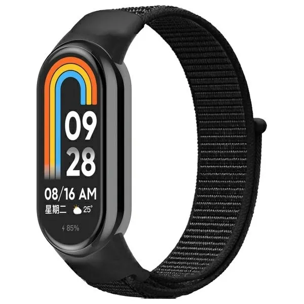 beline-pasek-mi-band-9-8-nylonloop-czarny-black
