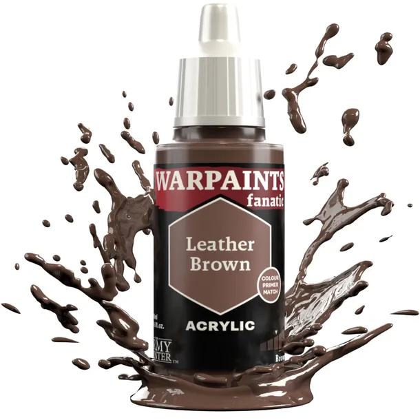 FARBKA THE ARMY PAINTER WARPAINTS FANATIC - LEATHER BROWN 18ml