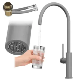 bateria-kuchenna-kran-szara-wylewka-obrotowa-stojaca-prestige-slim-premium