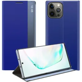 sleep-case-pokrowiec-etui-z-klapka-typu-smart-cover-iphone-13-pro-niebieski