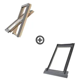 zestaw-okno-dachowe-rooflite-solid-pine-aay-f6a-b900-drewniane-kolnierz