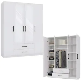szafa-4-drzwiowa-z-szufladami-lustrami-duza-garderoba-160x205-cm-biala