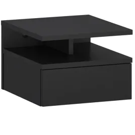 szafka-nocna-do-sypialni-czarna-z-szuflada-wiszaca-scienna