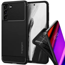 etui-do-samsung-galaxy-s21-fe-futeral-spigen-rugged-armor-matte-black