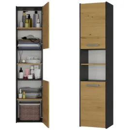 slupek-lazienkowy-stojacy-regal-szafka-6-polek-antracyt-artisan-170x40-cm