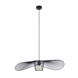 lampa-wiszaca-metalowa-nad-stol-czarna-zyrandol-do-salonu-kapelusz