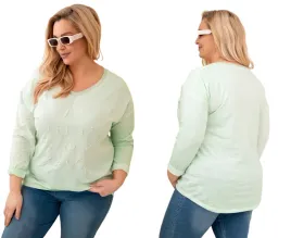 mietowa-bluzka-damska-bawelniana-plus-size-z-ozdobna-aplikacja-time-to-shi