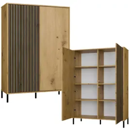 witryna-ryflowana-gladka-nowoczesna-komoda-do-salonu-dab-artisan-lamele