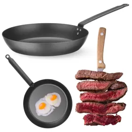 patelnia-stalowa-ze-stali-weglowej-28cm-hendi-carbon-nonstick-indukcja
