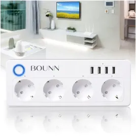 listwa-zasilajaca-inteligentne-gniazdko-wifi-smart-home-4-gniazda-4usb