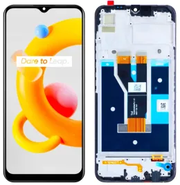 oryginalny-wyswietlacz-lcd-ekran-dotyk-realme-c11-2021-rmx3231-ramka-czarny
