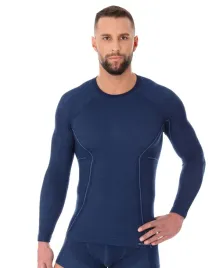 brubeck-koszulka-termoaktywna-meska-active-wool-granatowy-l