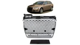 grill-audi-a4-b7-silver-and-gloss-black