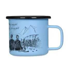kubek-emaliowany-retro-mniej-wygod-wiecej-przygod-niebieski