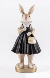 krolik-w-czarnej-sukience-ze-zlota-torebka-12x265-cm