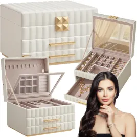 kompaktowy-organizer-na-bizuterie-zamykany-szkatulka-z-lusterkiem-biala