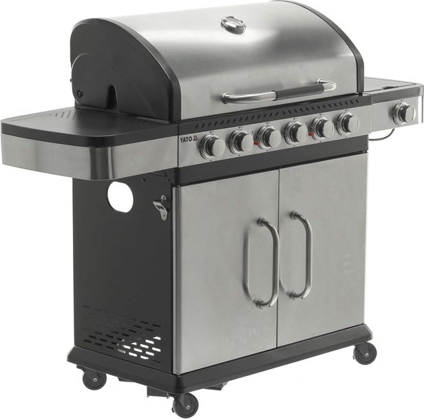 GRILL GAZOWY OGRODOWY Yato YG20004 20 2 kW 7 Palników Szafka na Butlę
