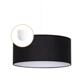 lampa-sufitowa-led-wiszaca-zyrandol-plafon-abazur-1x-e27-czarna-lniana