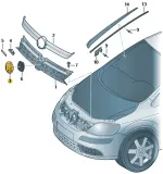 emblemat-przod-vw-golf-vi-plus-chrom-oryginal-stan-nowy