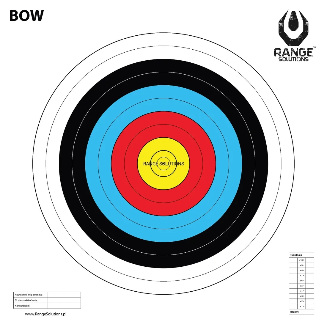 tarcze-lucznicze-range-solutions-bow-50-sztuk
