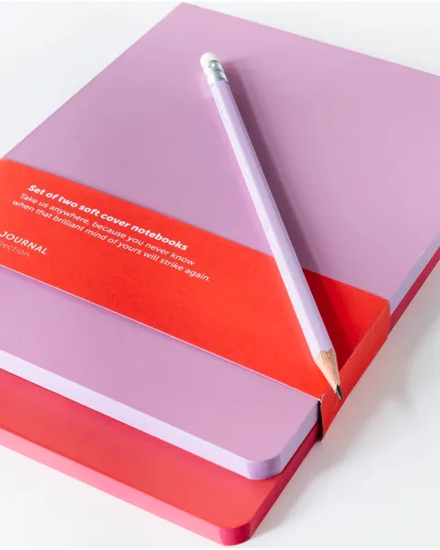 zestaw-dwoch-notesow-coral-lilac-a-journal-stan-nowy