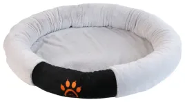 legowisko-owalne-dla-psa-szare-s-paw-38x38x7cm