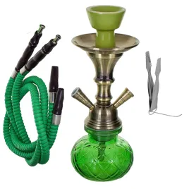 fajka-wodna-shisha-1-wezowa-zielona-green-28cm