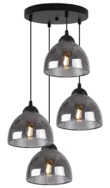 lampa-sufitowa-wiszaca-zyrandol-szklany-grafitowy-okragla-czarna-listwa-e27