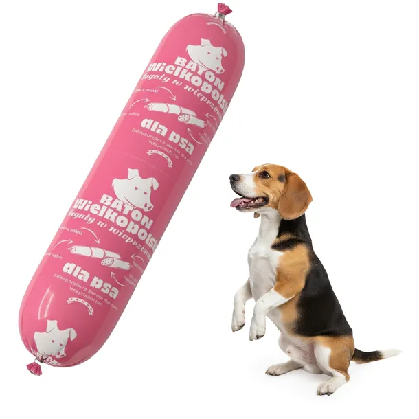 KARMA DLA PSA - MOKRA KARMA BATON WIEPRZOWINA 900G | BATON WIELKOPOLSKI